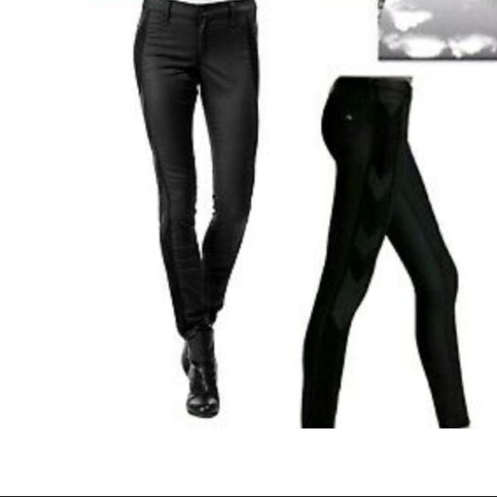 Rag & Bone coated and embroidered pant